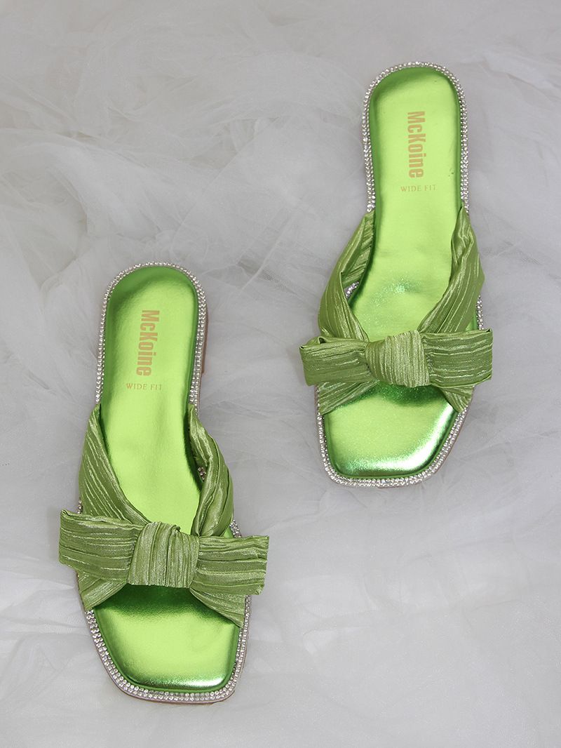 Sandales plates de plage à bordure diamantée, nouvelle tendance_voghion.com