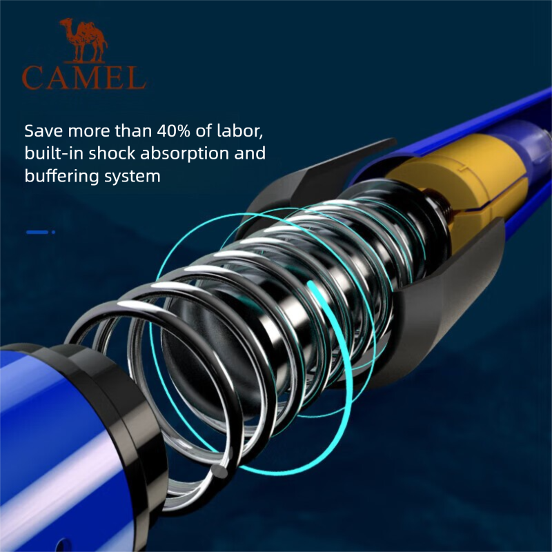 Camel Outdoor Multi-Functional Telescopic Ultra-Lightweight Self-Defense Walking Stick Hiking Gear 2SA7D42_voghion.com