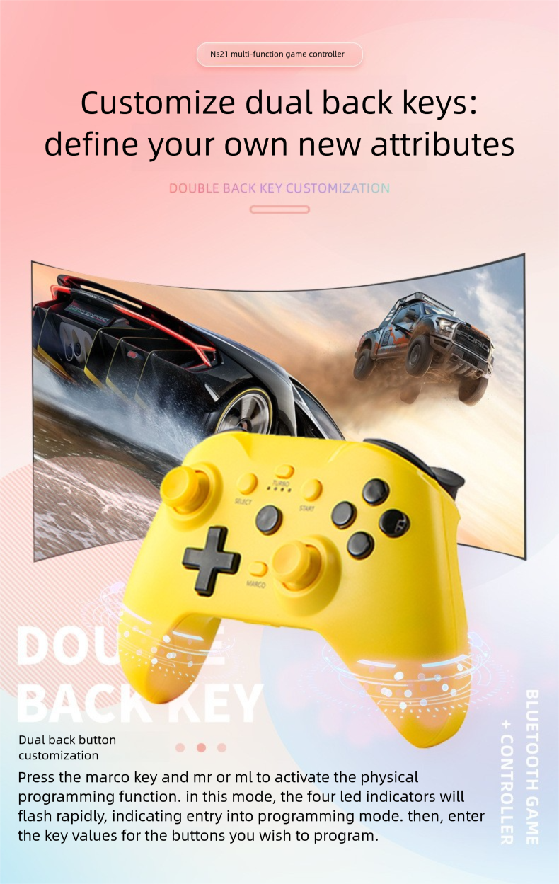 Nuovo controller di gioco Switch con connessione Bluetooth NS per iOS/PC_voghion.com