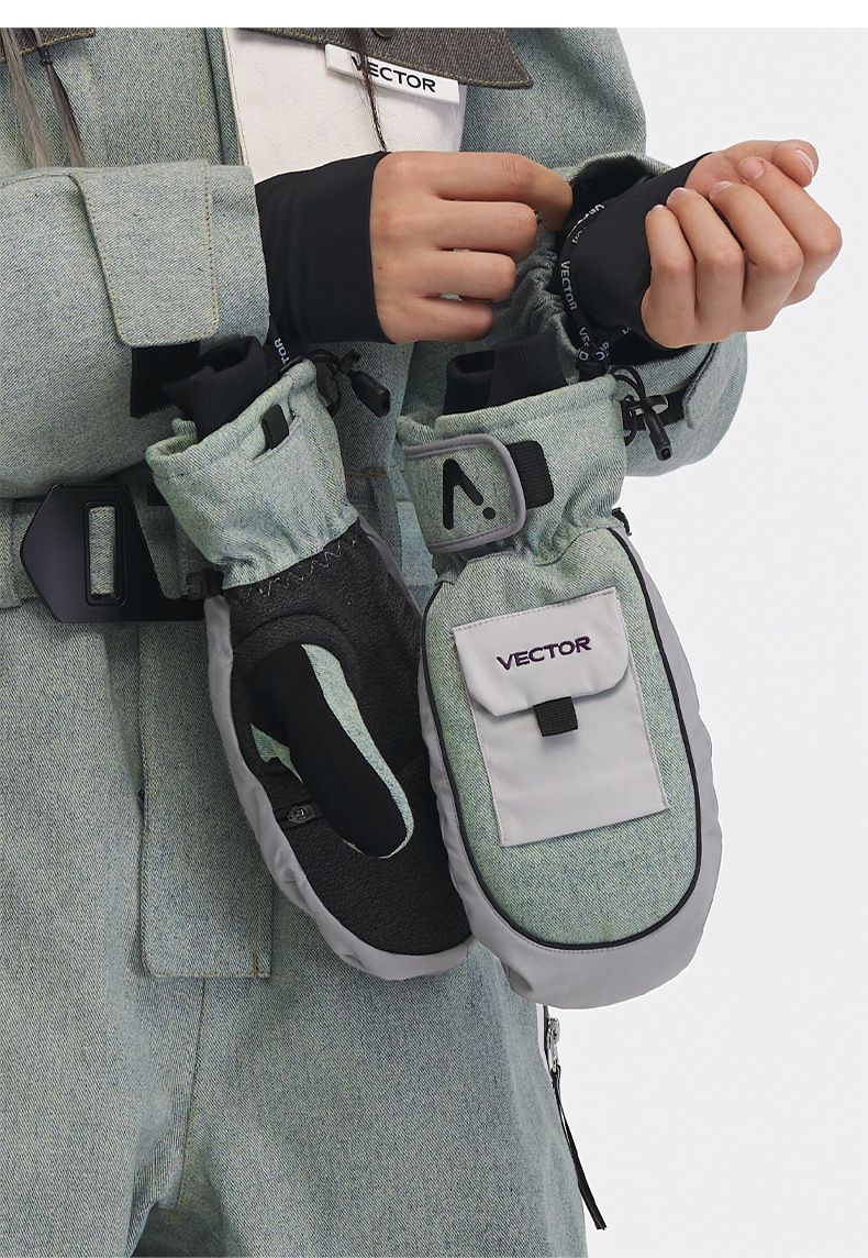 Guanti da sci All-Terrain - Design a cinque dita impermeabile e isolante per uomo e donna_voghion.com