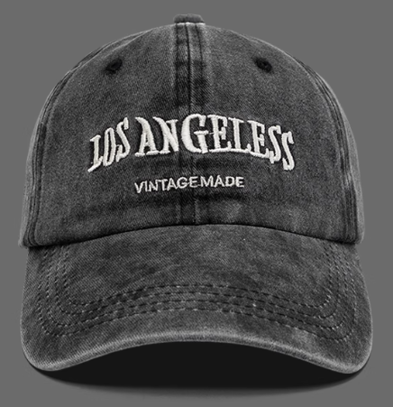 Ins Retro Smoky Grey Baseball Cap Spring And Autumn Summer American Hat Show Face Small Cap Fashion Brand Men_voghion.com