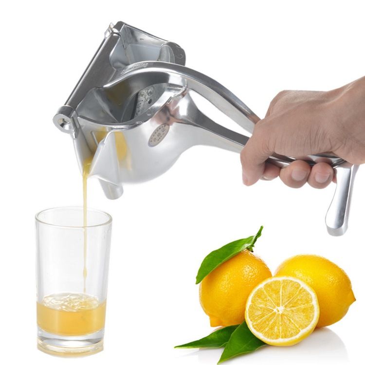 Commercial-Grade Manual Citrus Juicer - Heavy-Duty Aluminum Lemon/Orange/Grapefruit Press_voghion.com