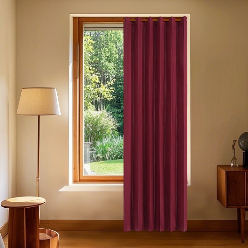 Foldable Room Divider Curtain With 12 Patterns - Floral, Animals & Solid Colors For Living Room, Bedroom - Lightweight Polyester No-Drill Hanging_voghion.com