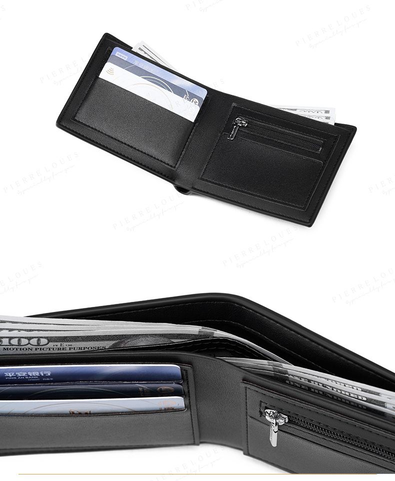 RFID Leisure Presbyopia Handheld Herren Zero Wallet Tasche Große Kapazität Kartensteckplatz_voghion.com