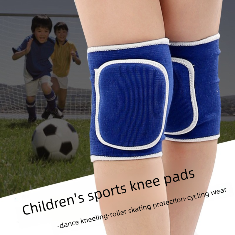 Ginocchiere da ballo per bambini in spugna 100% cotone, sport, pallavolo, danza, pattinaggio a rotelle, gomitiere anticaduta, traspiranti_voghion.com