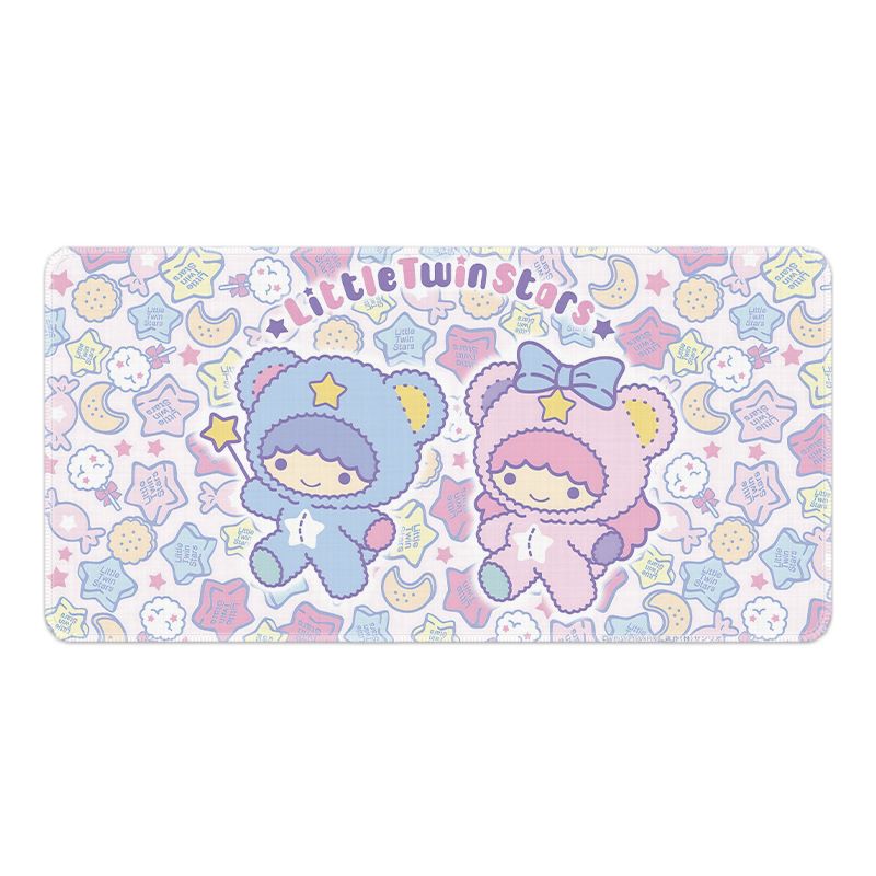 Unbeatable Quality Little Gemini Mouse Keyboard Girls' Office Game Secondary Cartoon Notebook Desk Pad Thickened Oversized_voghion.com