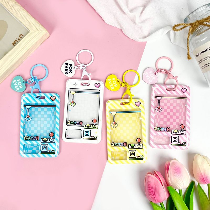 Diák bolt típusú átlátszó kártyakészlet rajzfilm azonosító készlet elveszett buszkártya védőkészlet nagykereskedelmi gyártók férfiak és nők_voghion.com