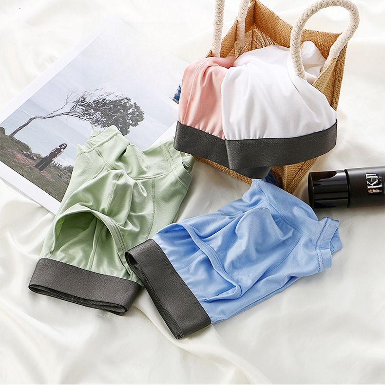 Bambusfaser-Slips für männliche Teenager Elefantennase offene Kugeltrennung Herren-Slips Boxershorts für Jungen_voghion.com