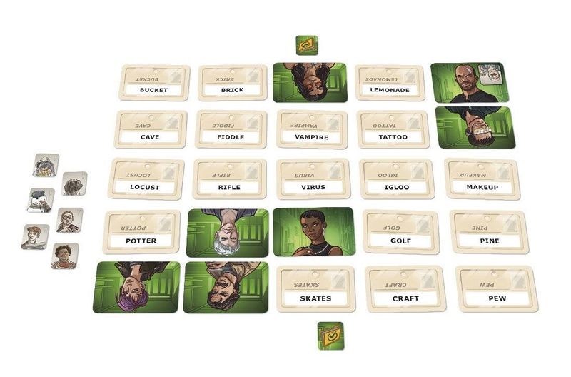 Galda spēle Codenames duets Operācija Codenames Duet Against Humanity mīklu kāršu spēle Ballīšu spēle_voghion.com