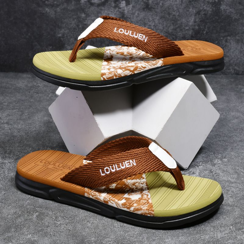 Scarpe estive da uomo di qualità imbattibile, nuove, antiscivolo, infradito alla moda in stile coreano, sandali da uomo per l'outdoor, pantofole alla moda._voghion.com