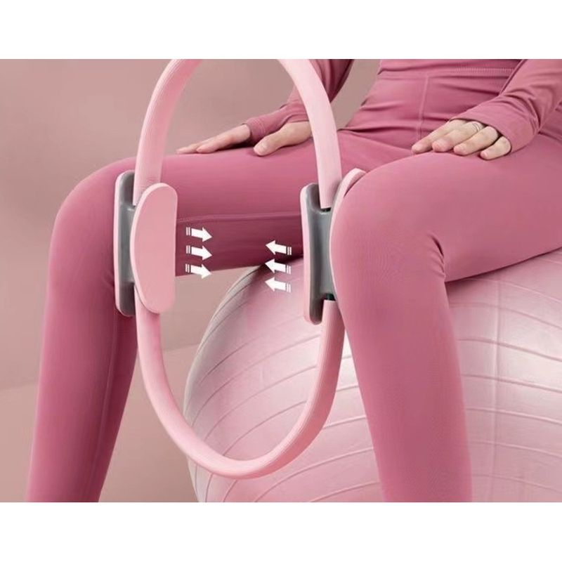 Pilates Körperformung Magie Beckenboden Muskeltraining Fitness Bein Hüfte Lift Widerstand Schleife Yoga Ring_voghion.com