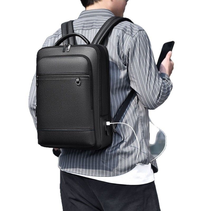 Herren 2025 Frühjahr und Sommer Neue Business-Mode Großraum-Rucksack Reise-Laptop-Tasche Schultasche Freizeit Täglich Einfaches Pendeln_voghion.com