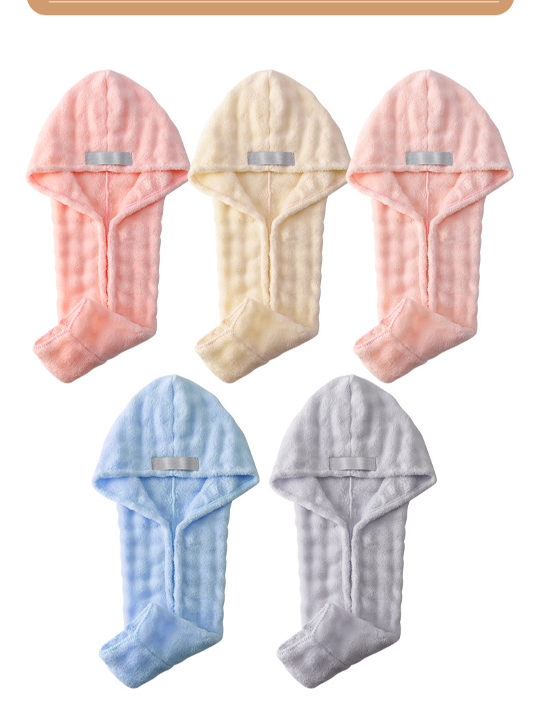 Dry Women, Thickened Super Absorbent Quick-Dry Towel For Head Wrapping, Hair Drying Towel, 2025 New Double-Layer Shower_voghion.com