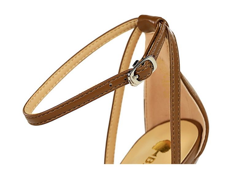 927-A6 Fashion Hollow Open Toe Cross Strap Summer High Heel Women's Shoes with Sandals_voghion.com