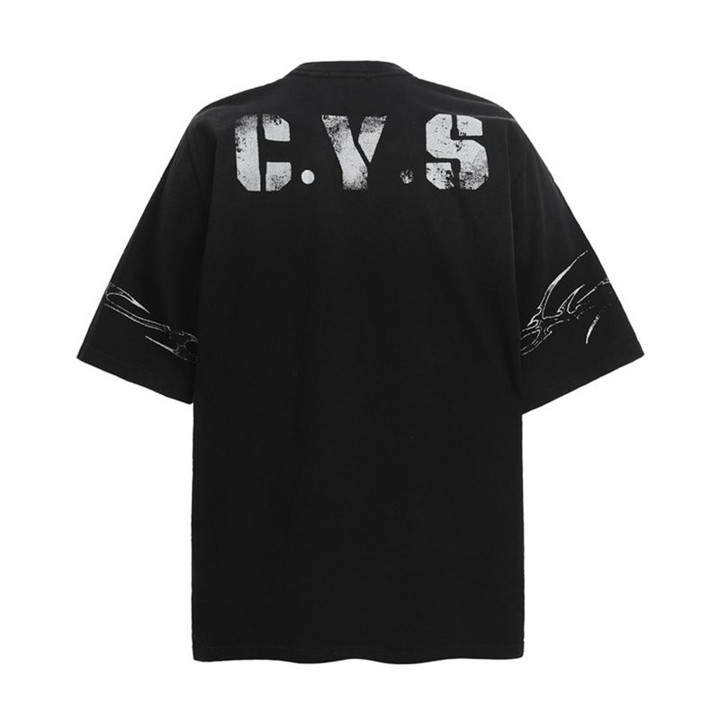 T-shirt à manches courtes pour homme, imprimé numéro 07, style décontracté, tendance, en pur coton, col rond, été_voghion.com