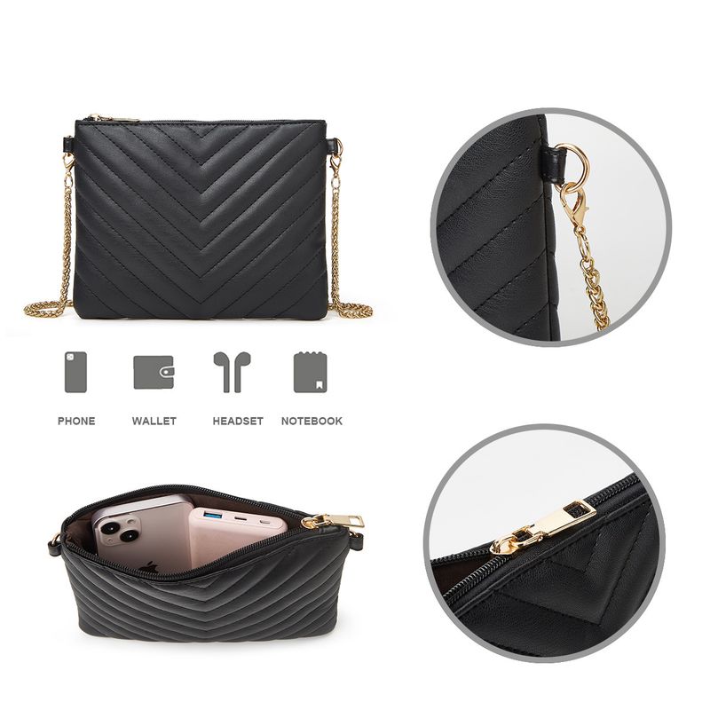 2025 Nuova borsa a tracolla alla moda da donna - Borsa a catena ricamata di alta qualità e grande capacità, tracolla versatile e tote con custodia staccabile_voghion.com
