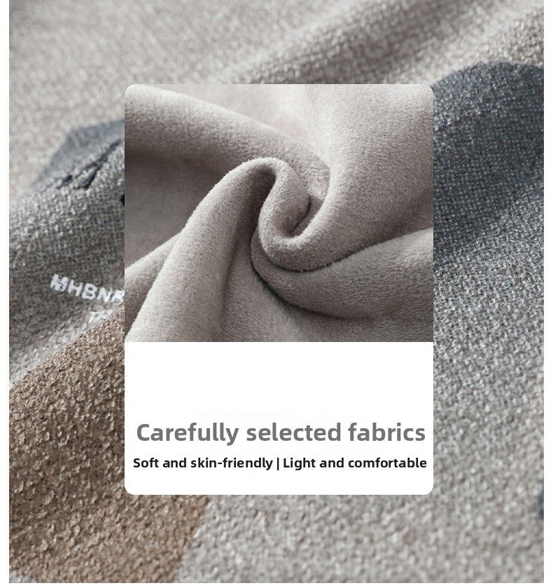 Maglione da uomo foderato in pile con scollo rotondo in ciniglia, caldo pullover in maglia per uomo_voghion.com