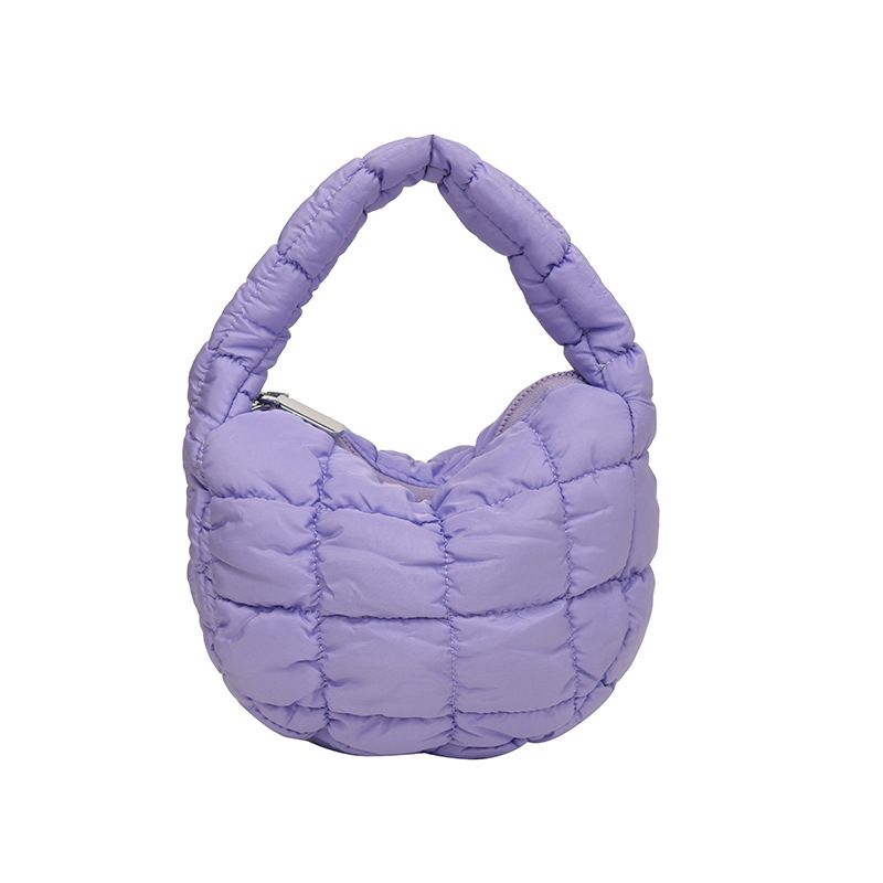 Borsa a mano mini versatile e dolce da donna, in stile coreano, di alta qualità, con plissettatura a nuvola e nuova moda._voghion.com