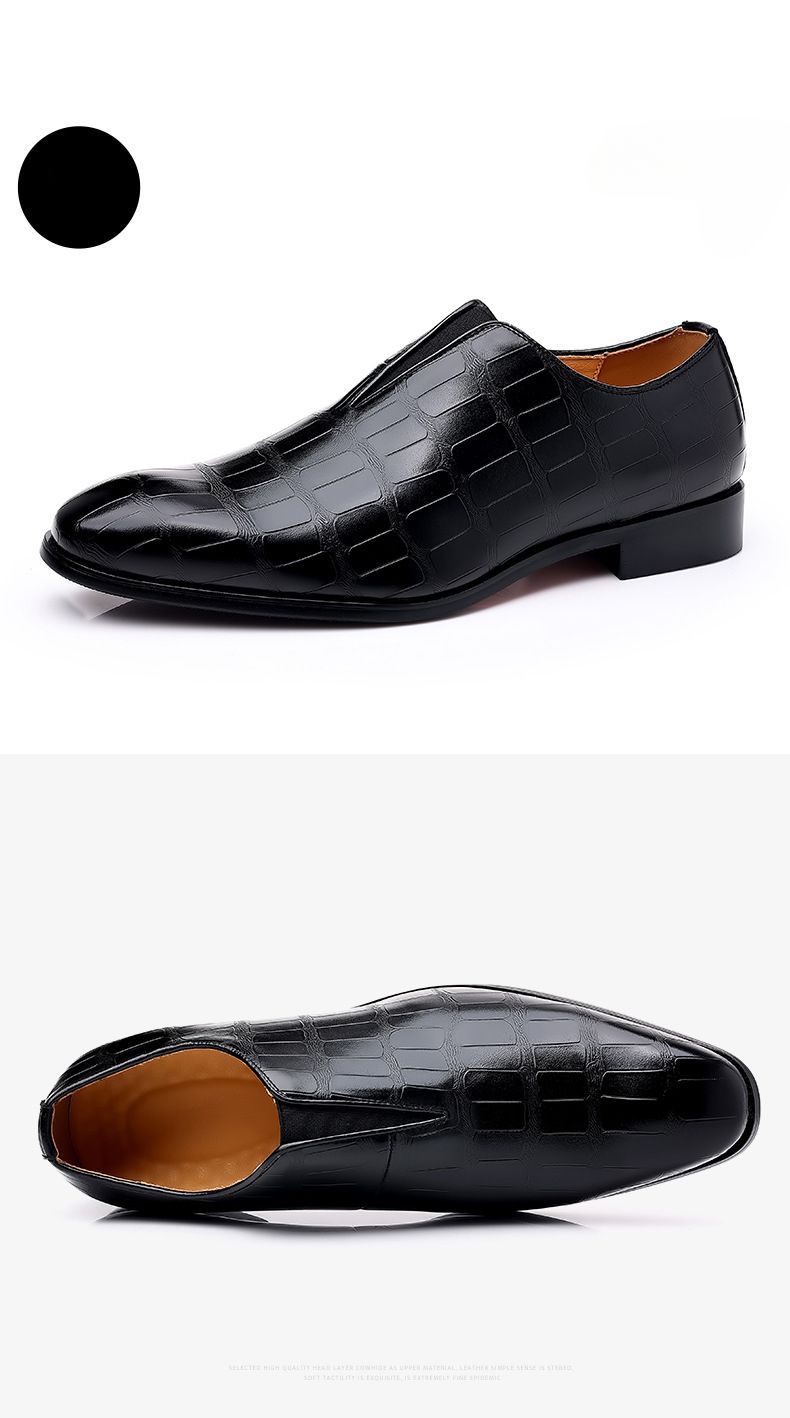 Chaussures Oxford décontractées à lacets pour hommes, idéales pour le bureau, les fêtes et le quotidien_voghion.com