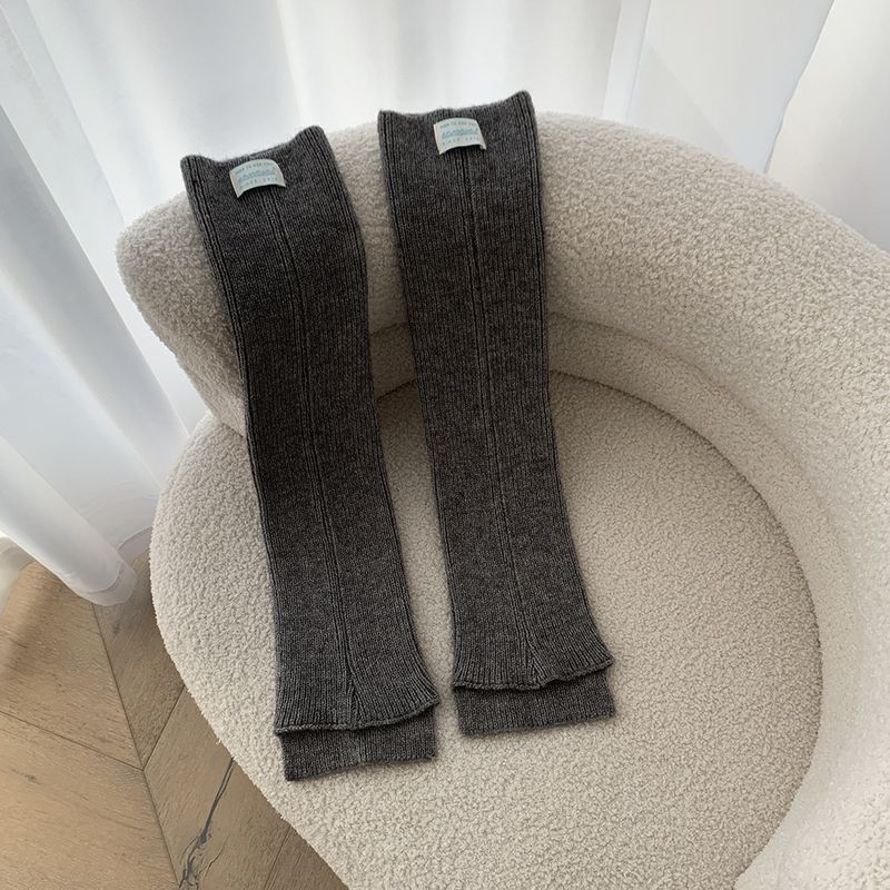 High-Quality Autumn Winter Over-the-Knee Long Tube Thickened Woolen Leg Warmers Slouch Knitted Layered Atmosphere Socks_voghion.com