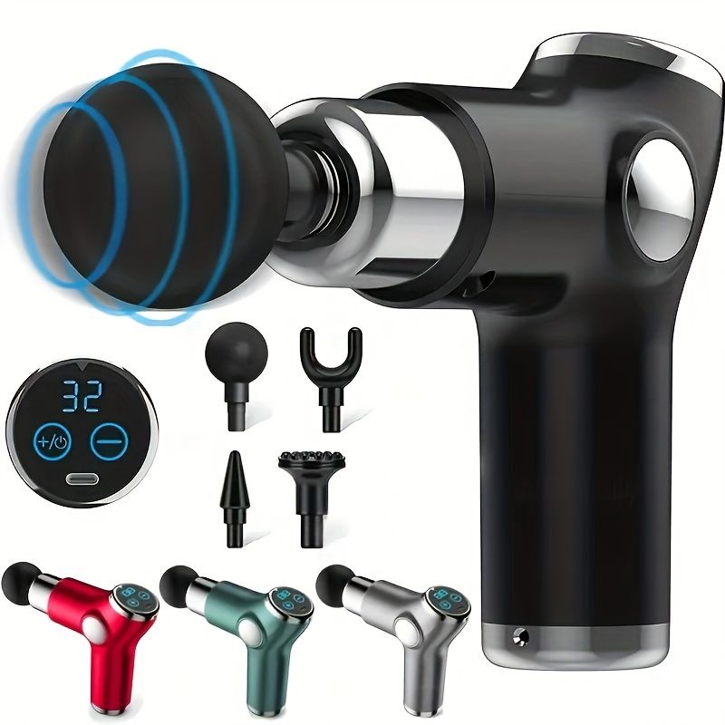 Ultraleiser Hand-Percussion-Massagestab zur tiefen Muskelentspannung – perfektes Geschenk für Männer und Frauen_voghion.com