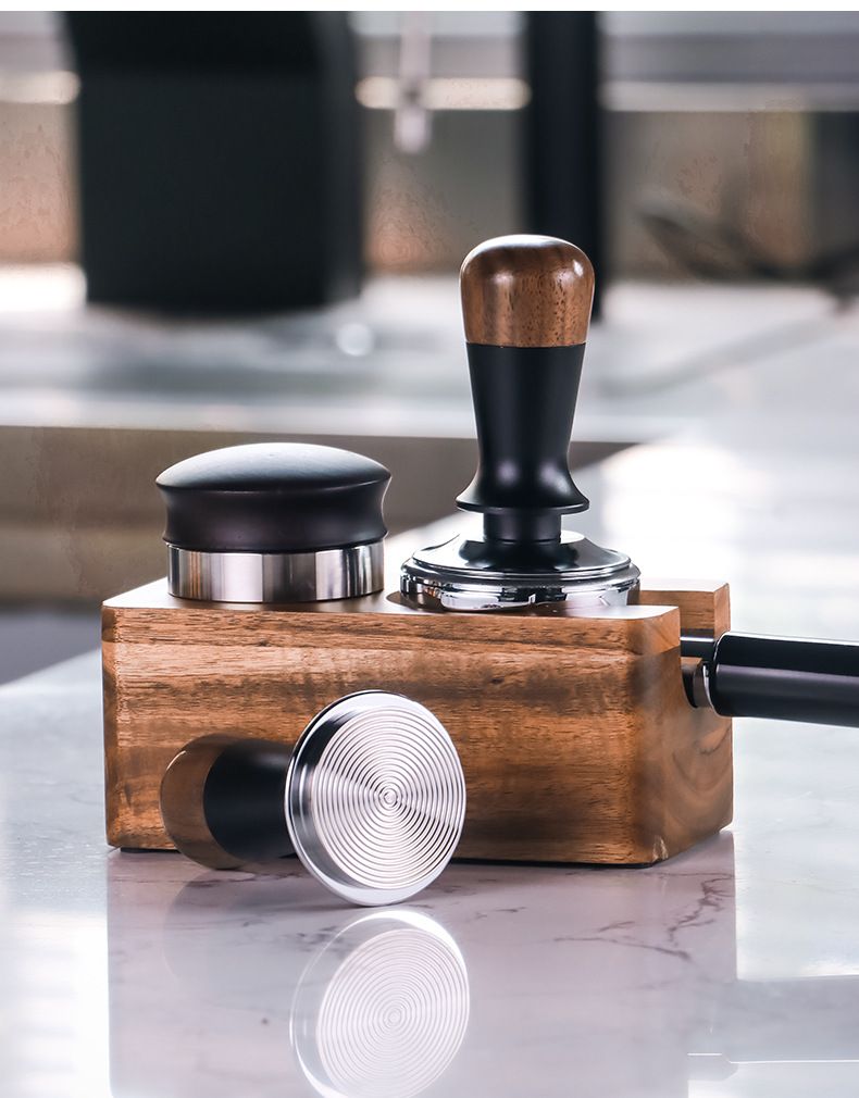 Kahve Tamperleri Ergonomik Saplı Kendiliğinden Düzleşen Kalibre Edilmiş Kahve Presi Tutarlı Disk Hazırlığı İçin Profesyonel Barista Aracı_voghion.com