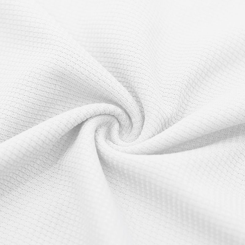 American Style Summer Men's Loose Fit INS Simple Waffle Round Neck Short Sleeve Shorts Two-Piece Set_voghion.com