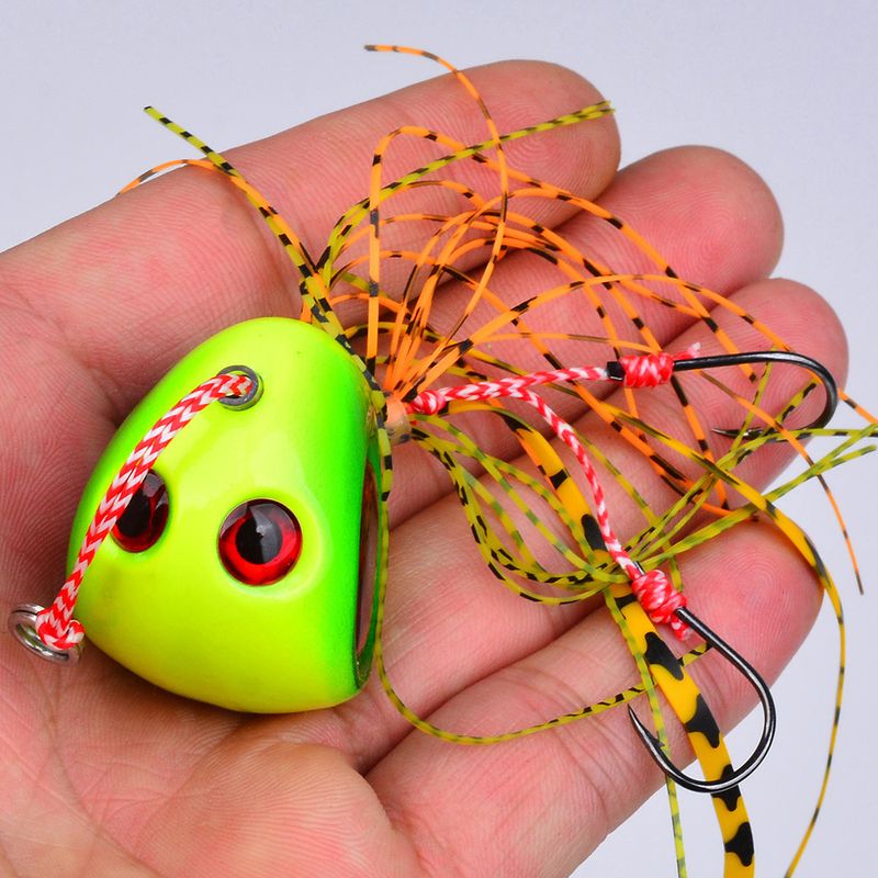 Red Seal Head Lure Bait Sea Fishing Moon Lead Fish Bearded Squid With Double Hooks Luminous Iron Plate_voghion.com