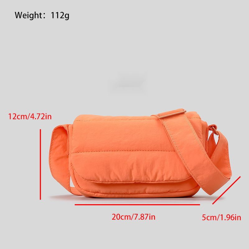 Nuova borsa quadrata piccola in tessuto di nylon con design di nicchia femminile, borsa a tracolla larga con clip in cotone, semplice e_voghion.com
