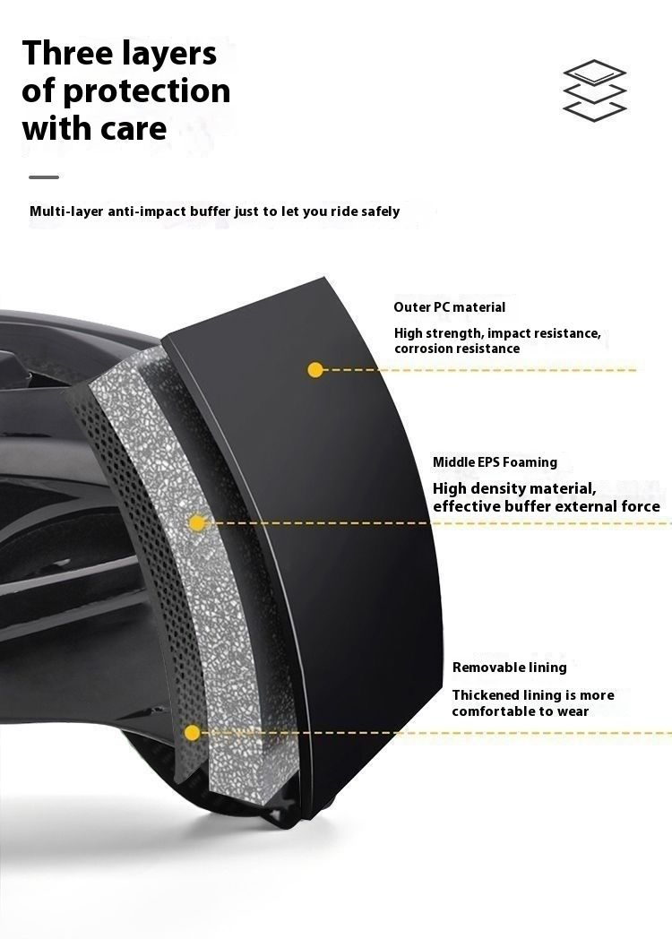 Bicycle Riding Magnetic Goggles Lens Forming Mountain Men And Women Safety Helmet Integrated Summer Road Bike_voghion.com