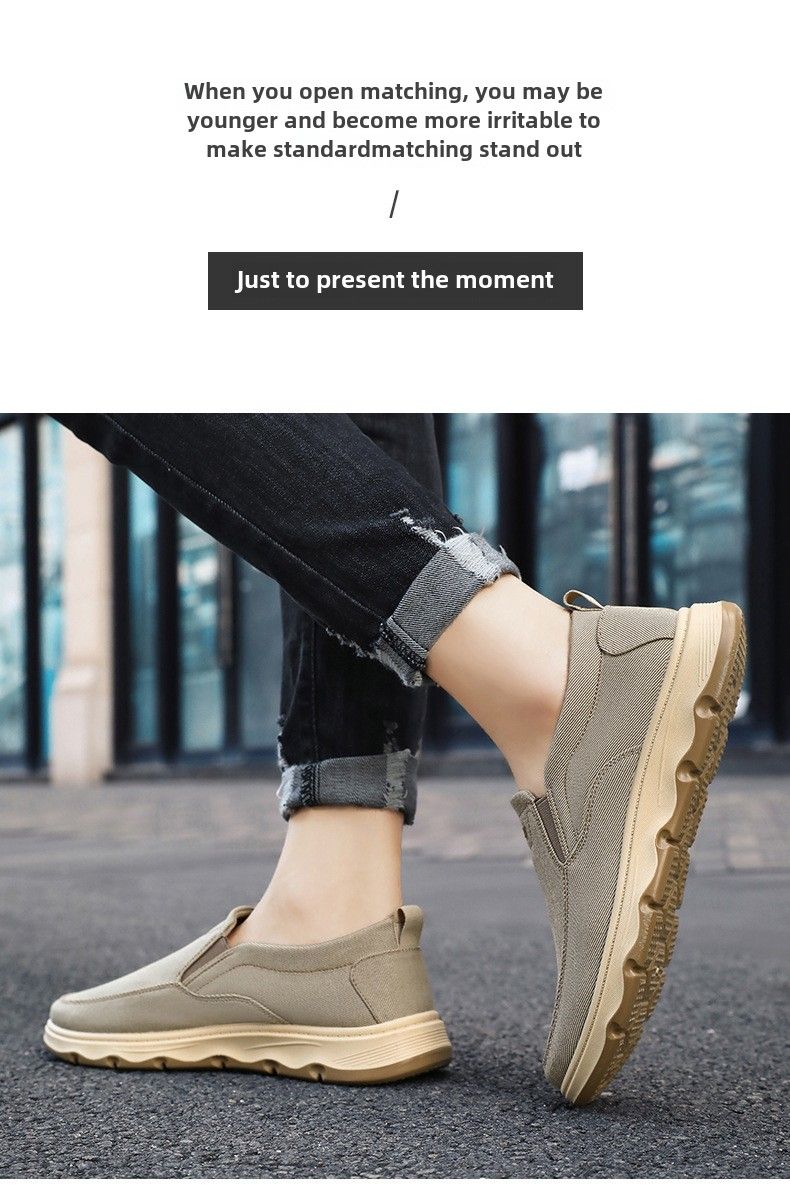 Schuhe Herren Neue Casual Sports Einzelschuhe Canvas Schuhe Vielseitige atmungsaktive One Pedal Dad Schuhe_voghion.com
