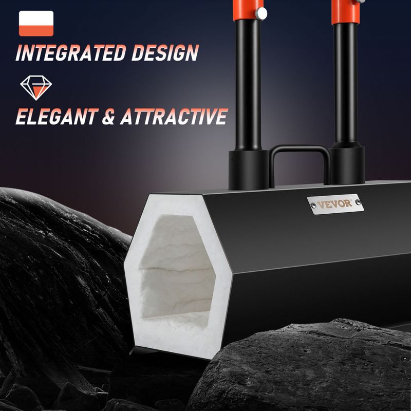 VEVOR Propane Forge Portable, Double Burner Tool and Knife Making, Large Capacity Blacksmith Farrier Forges, Mini Furnace Blacksmithing, Gas Forging T_voghion.com