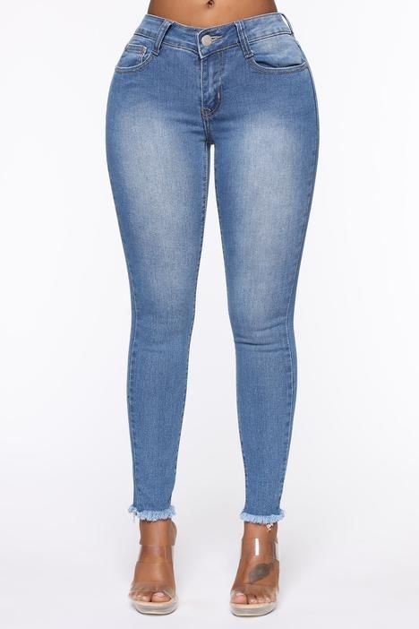 Klassiske retro stretch-slim jeans med høy midje og smale ben for kvinner_voghion.com