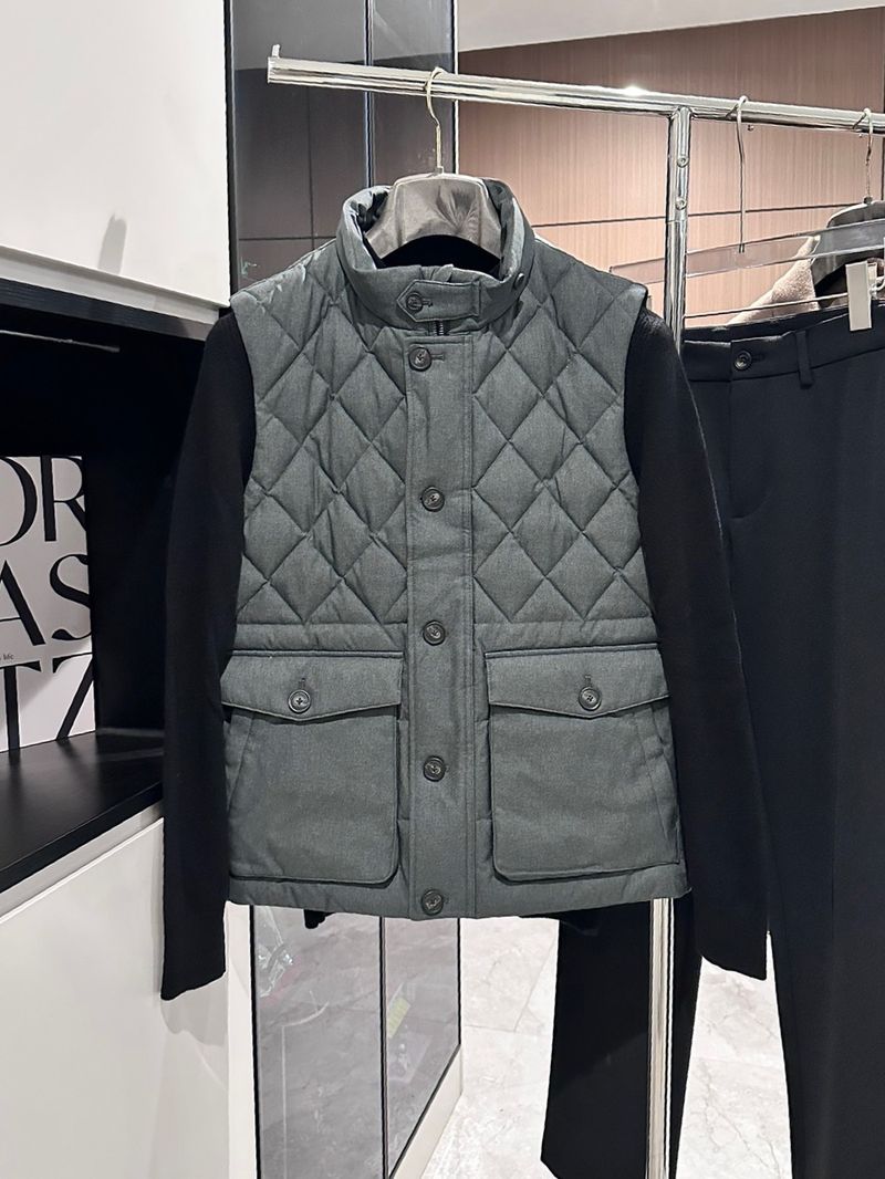 Doudoune sans manches Scofield pour homme, gris foncé, taille 175. Dernière pièce ! Finitions exceptionnelles._voghion.com