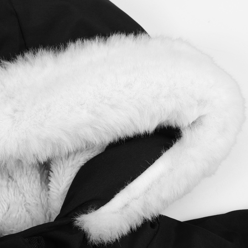 Damenbekleidung Beliebter Parka-Mantel, modischer lässiger Baumwollmantel, mittellanger Kapuzenmantel, Damen-Baumwollmantel aus Lammwolle_voghion.com
