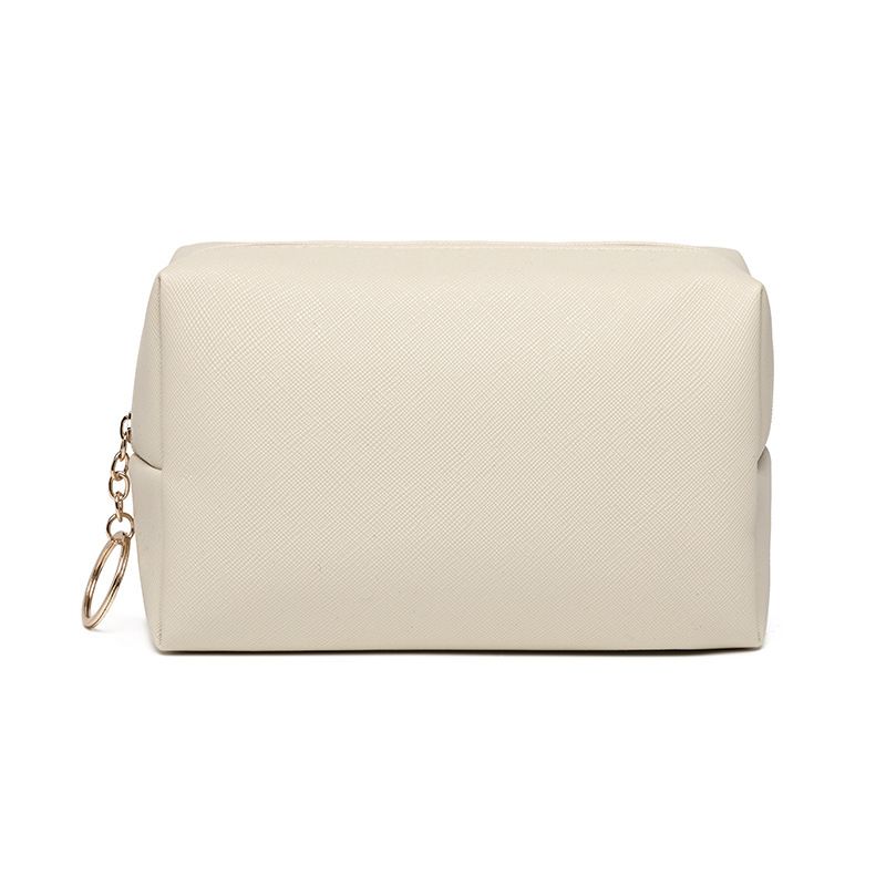 New Women's PU Handheld Portable Square Waterproof Cute Travel Toiletry Storage Bag_voghion.com