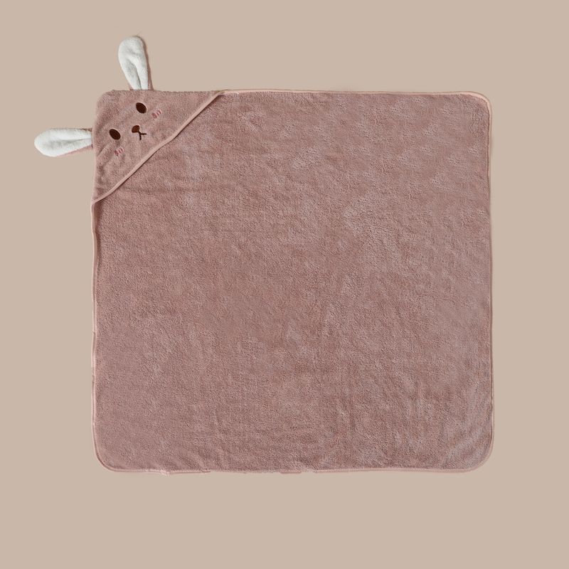 1 pack cartoon animal baby swaddling blanket goes out to a stroller blanket wrapped in a polyester hooded bathrobe_voghion.com
