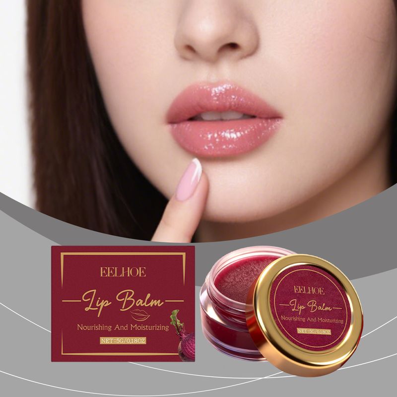 EELHOE Moisturizing And Moisturizing Lip Balm, Daily Gentle Care Lip Skin Glossy Hydrating Plump Lip Balm_voghion.com