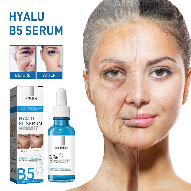 Siero viso all'acido ialuronico puro Anti invecchiamento Linee sottili lisce Lifting viso Sbiancamento Idratante Prodotto per la cura della pelle coreana 30ml_voghion.com