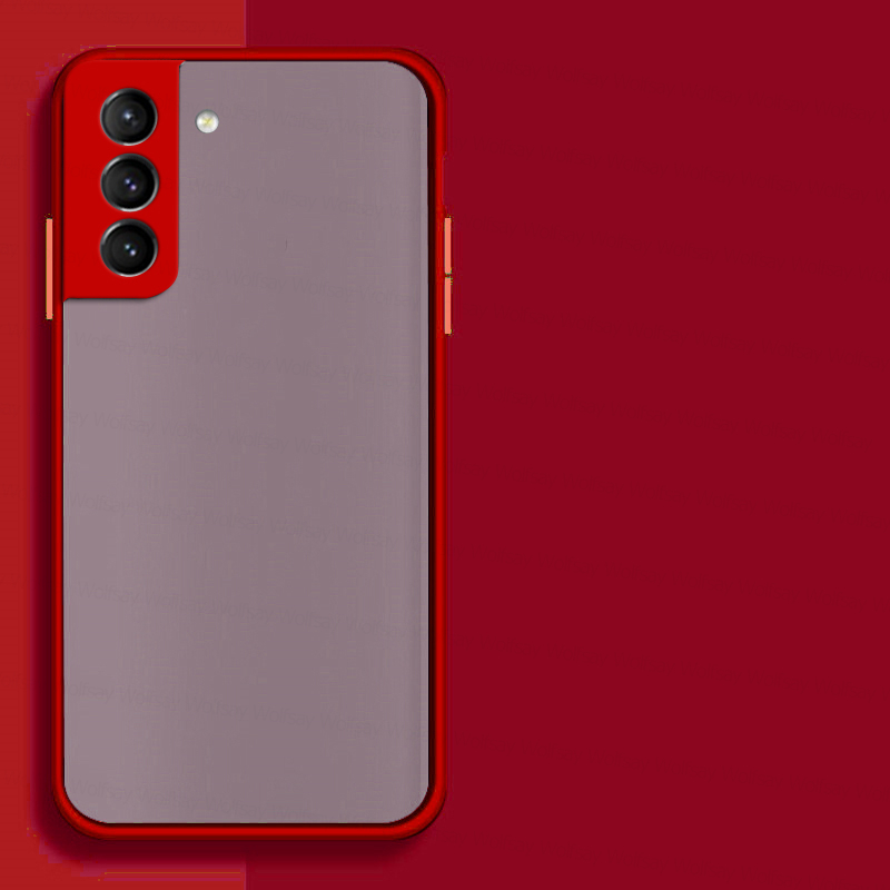 Matte PC-Abdeckung für Samsung Galaxy S22 5G Hülle Samsung S10 S20 S21 S22 Abdeckung stoßfestes Harttelefon_voghion.com