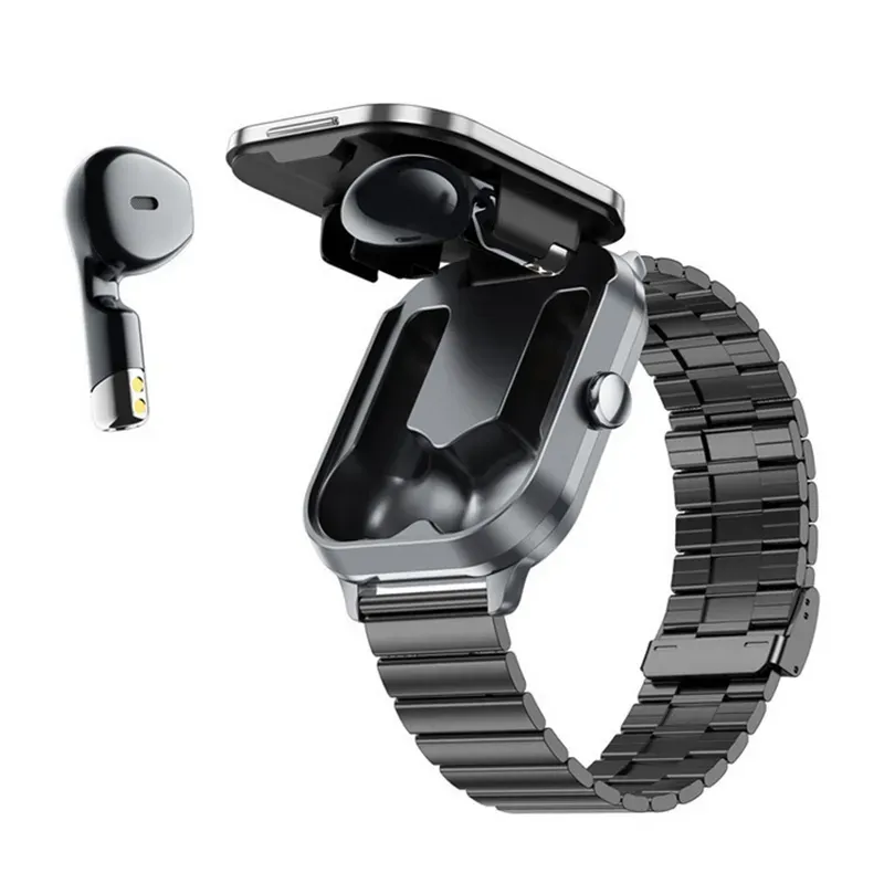 NEUE Smartwatch TWS 2-in-1 Kabellose Bluetooth 5.3 Kopfhörer Sport-Smartwatch mit NFC für Damen und Herren_voghion.com