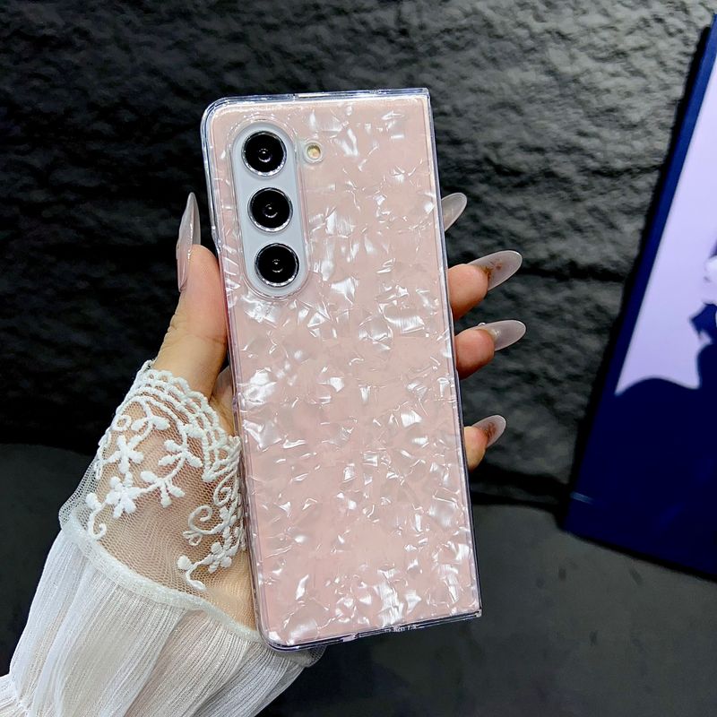 For Samsung Galaxy Z Fold 3 4 5 6 Crystal Elegant Shell Phone Case Cover_voghion.com