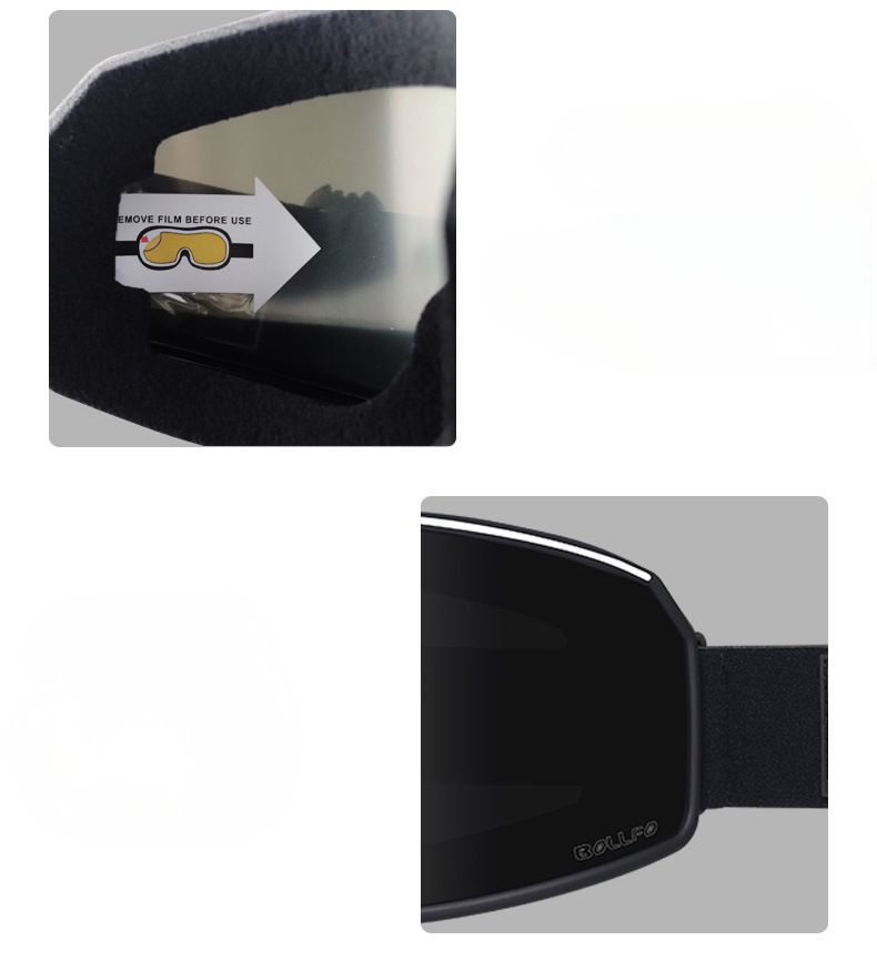 Goggles For Men And Women, Adult Cylindrical Goggles, Double Layer Anti-Fog, Windproof, Prescription Compatible, Ski_voghion.com