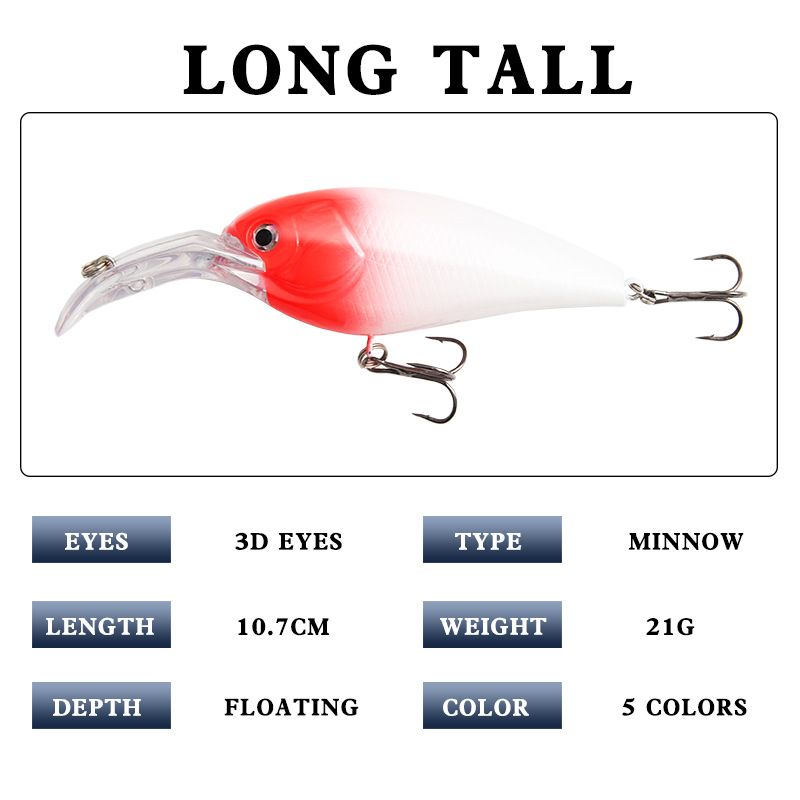 Isca artificial nova isca a laser estampada a quente 10,7 cm/21 g isca de peixe-pedra simulação de isca de pesca_voghion.com