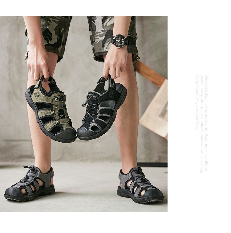 2024 nuove scarpe da spiaggia da uomo per arrampicata all'aperto casual sandali antiscivolo con fondo spesso morbido spot trasporto di goccia in un unico pezzo all'ingrosso_voghion.com