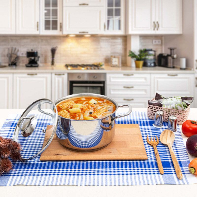 Serenk Modernist Cookware Set Saute Pan Stock Pot, 4 pcs_voghion.com