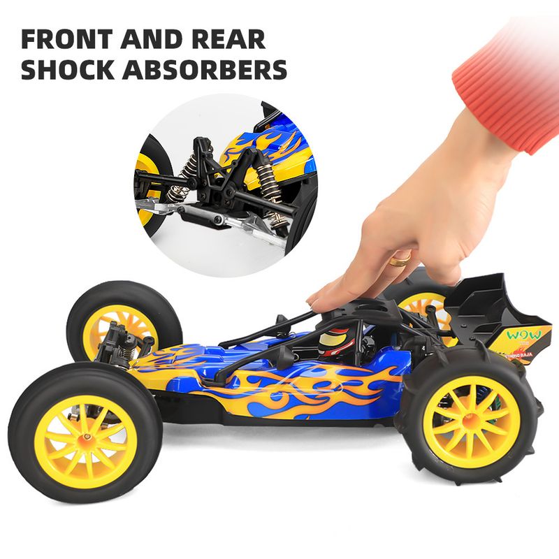 Véhicule tout-terrain télécommandé à grande vitesse RC à quatre roues motrices Big Foot Racing jouet électrique modèle de voiture adulte garçon_voghion.com