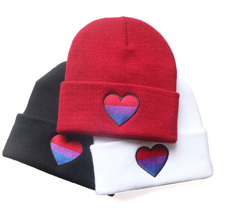 Neue schwule und lesbische bunte Liebe-Stickerei-Strickmütze, Pullover-Mütze, Wollmütze, Hip-Hop-Mütze_voghion.com