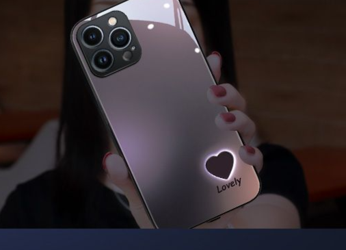 Paar Liebe Geeignet iPhone 14/13/12/11 Handyhülle XR Leuchtend XS Dunkelviolett 78p Einfach_voghion.com