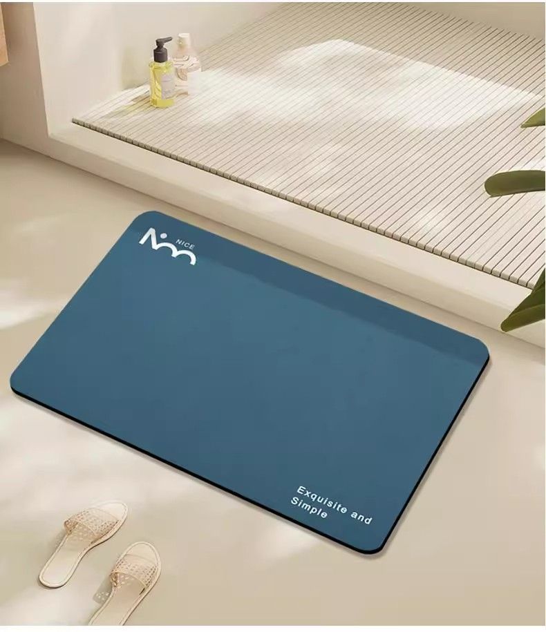 Exklusive Badematte, schmutzabweisend, leicht zu reinigen, für den Eingangsbereich, wasserabsorbierend und schnelltrocknend_voghion.com